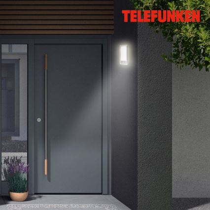 Telefunken 313904TF - LED Lauko sieninis šviestuvas su jutikliu LED/16W/230V IP44