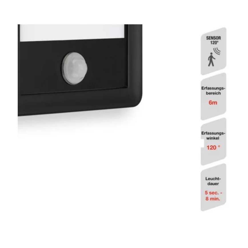 Telefunken 313905TF - LED Lauko sieninis šviestuvas su jutikliu LED/16W/230V IP44