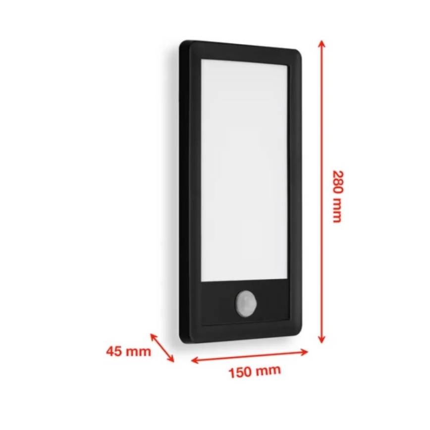 Telefunken 313905TF - LED Lauko sieninis šviestuvas su jutikliu LED/16W/230V IP44