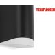 Telefunken 314905TF - LED sieninis lauko šviestuvas 2xGU10/5W/230V IP44 juoda