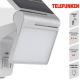 Telefunken 315204TF - LED sieninis šviestuvas su jutikliu, įkraunamas saulės energija LED/3W/3,7V IP44