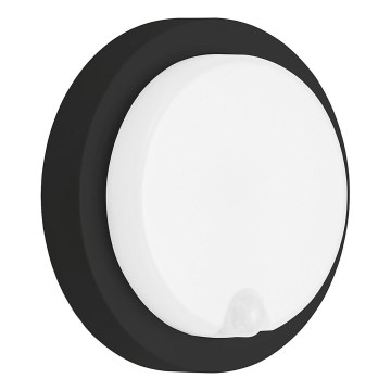 Telefunken 315305TF - LED Lauko sieninis šviestuvas su jutikliu LED/12W/230V IP44 juoda