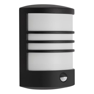 Telefunken 315505TF - LED Lauko sieninis šviestuvas su jutikliu LED/12W/230V IP44 juoda