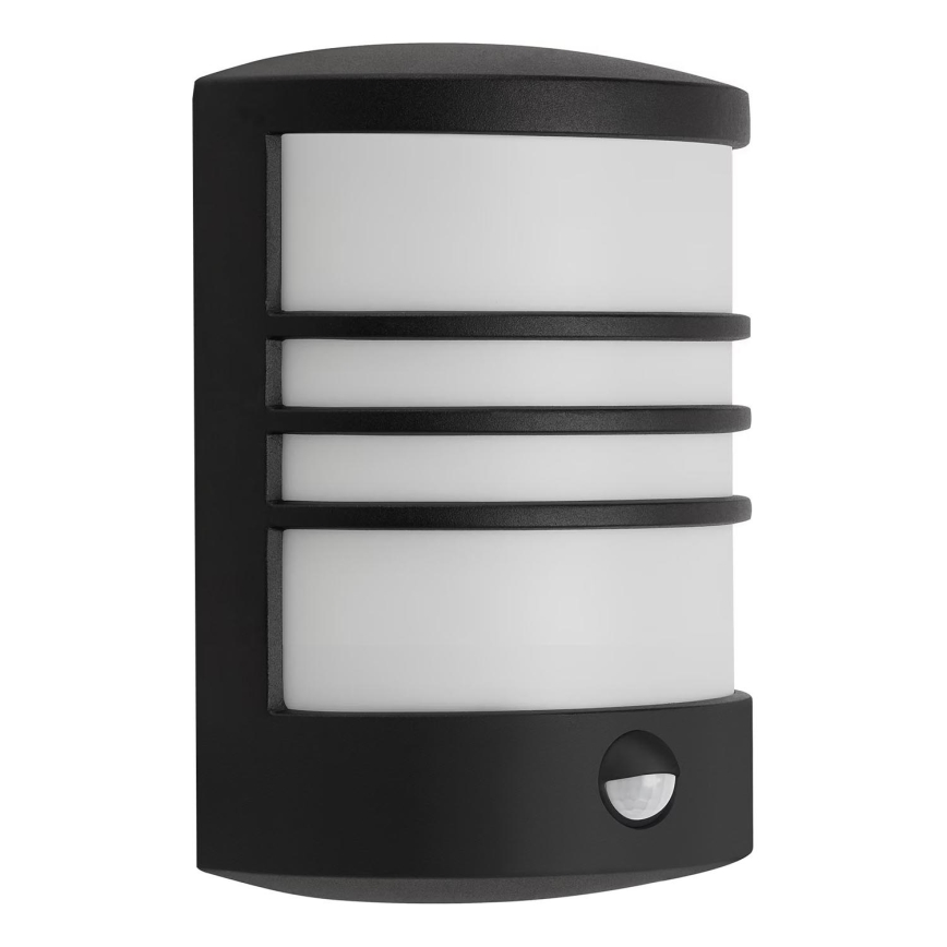 Telefunken 315505TF - LED Lauko sieninis šviestuvas su jutikliu LED/12W/230V IP44 juoda