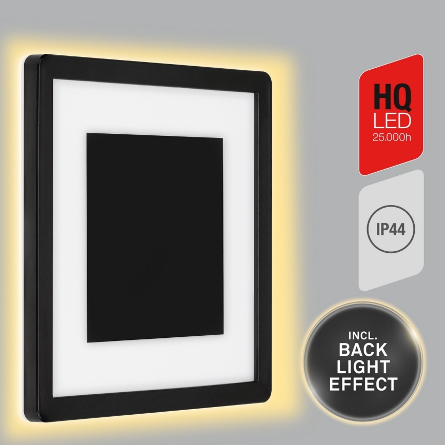 Telefunken 315905TF - Lauko sieninis LED šviestuvas LED/15W/230V IP44 4000K juoda