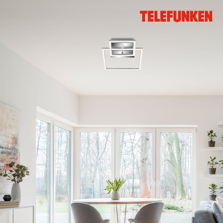 Telefunken 318608TF - LED lubinis šviestuvas su jutikliu FRAME LED/17W/230V 3000K matinis chromas