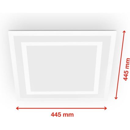 Telefunken 318806TF - LED RGBW reguliuojamas lubų šviestuvas LED/24W/230V 3000-6500K + nuotolinio valdymo pultas