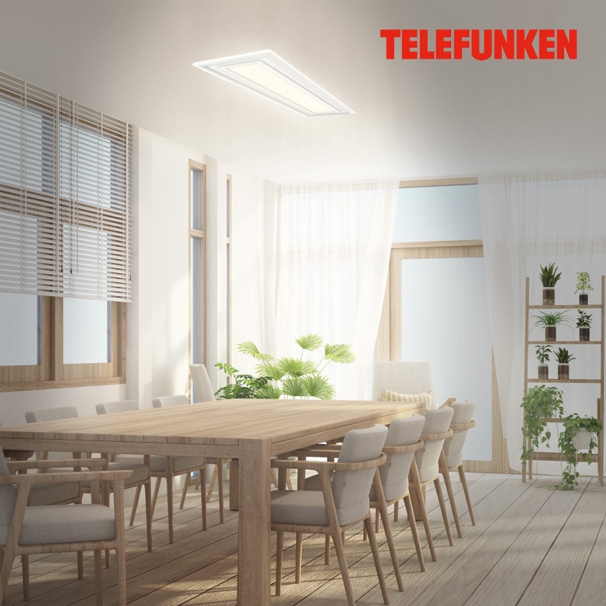 Telefunken 318906TF - LED RGBW dimeriuojamas lubinis šviestuvas LED/24W/230V 3000-6500K 25x100 cm + nuotolinis valdymas
