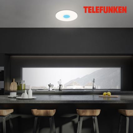 Telefunken 319306TF - LED RGBW Pritemdomas šviestuvas LED/22W/230V 2700-6500K + nuotolinio valdymo pultas