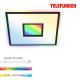 Telefunken 319505TF - RGBW Reguliuojamas lubinis šviestuvas LED/36W/230V 2700-6500K juoda + nuotolinio valdymo pultas