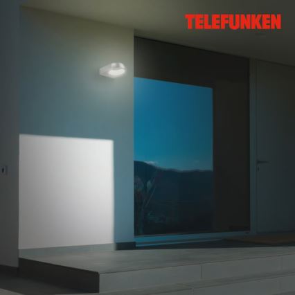 Telefunken 320204TF - Lauko LED sieninis šviestuvas LED/6,5W/230V IP44 matinis chromas