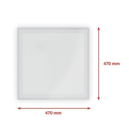 Telefunken 321206TF - LED RGBW Reguliuojamas lubinis šviestuvas LED/18W/230V 3000-6500K + nuotolinio valdymo pultas