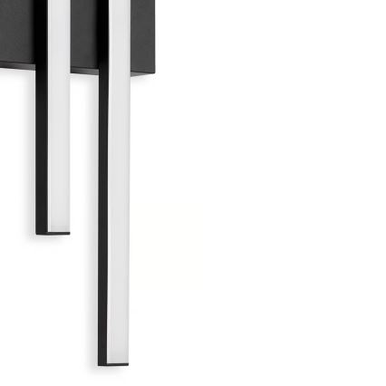 Telefunken - LED lauko sieninis šviestuvas 2xLED/4W/230V IP44 juoda