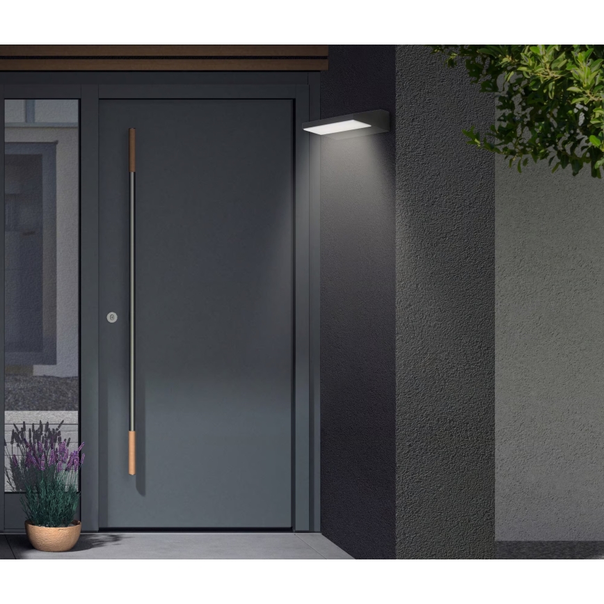 Telefunken - LED lauko sieninis šviestuvas LED/10W/230V IP44 juodas