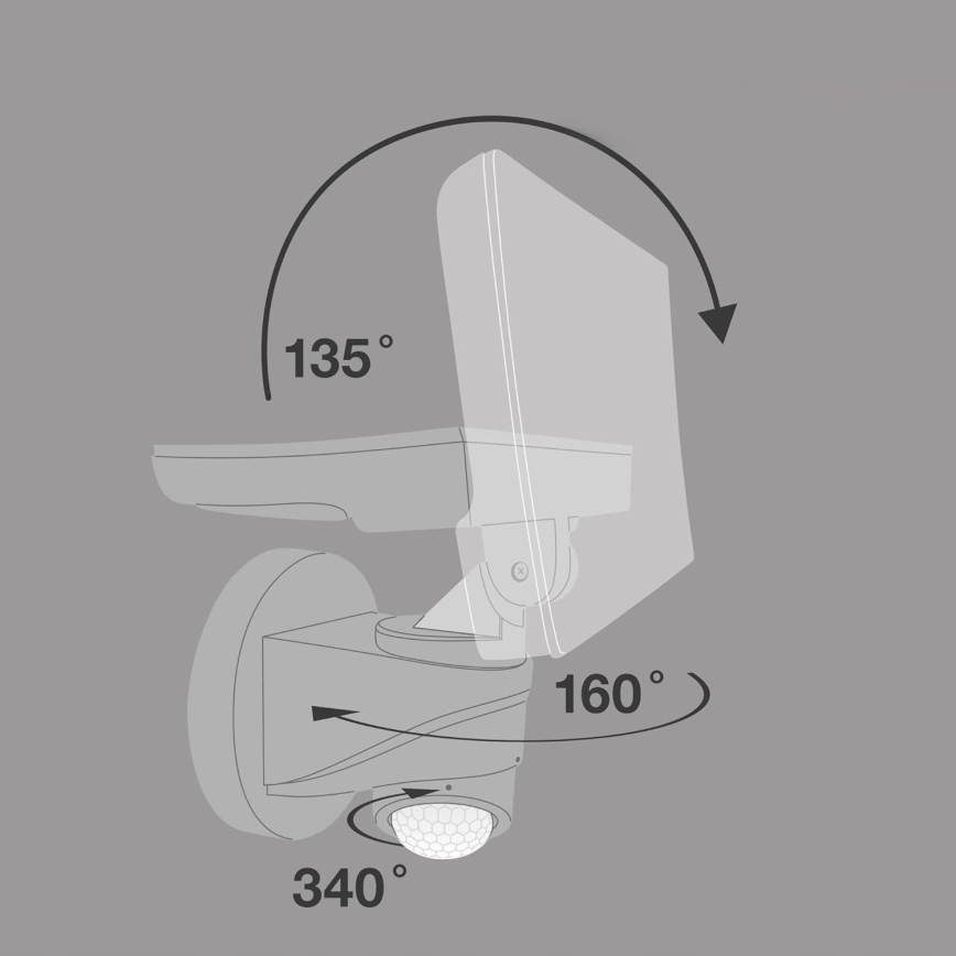 Telefunken - LED prožektorius su jutikliu LED/16W/230V