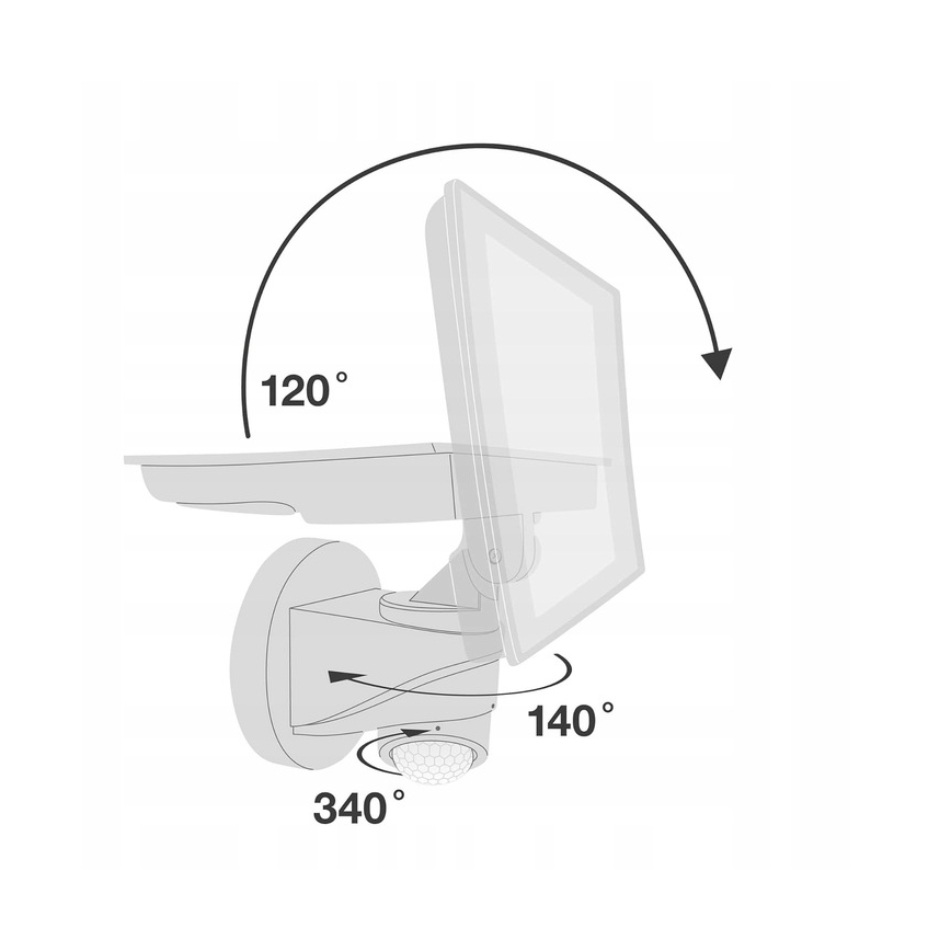 Telefunken - LED prožektorius su jutikliu LED/20W/230V