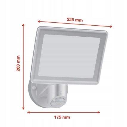 Telefunken - LED prožektorius su jutikliu LED/20W/230V