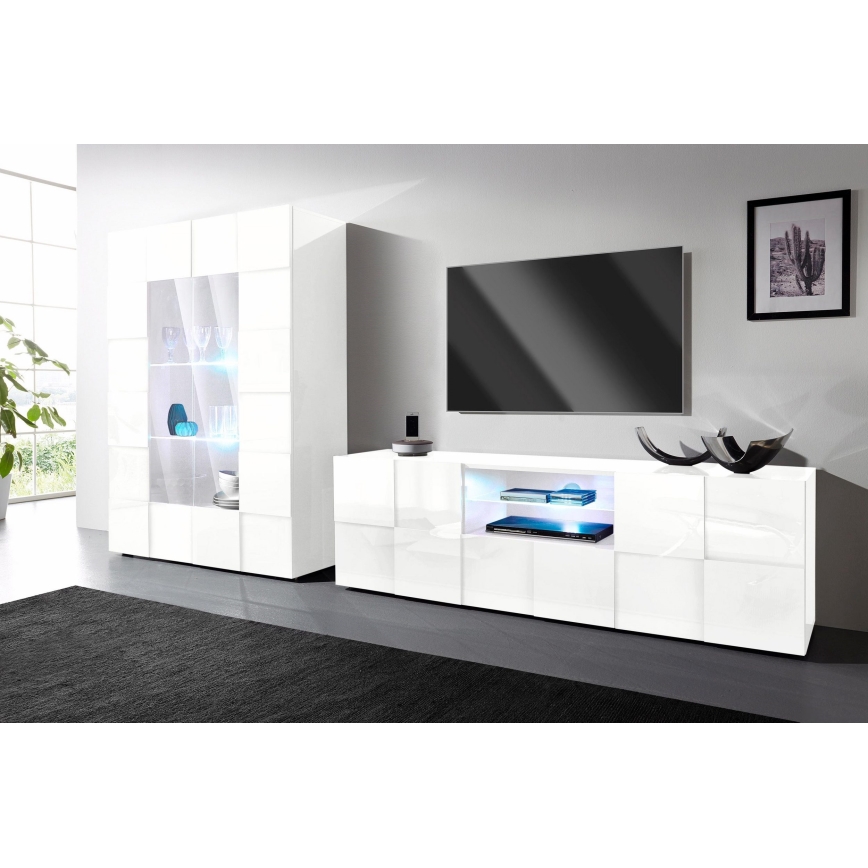 Televizinis staliukas SERIAN baltas