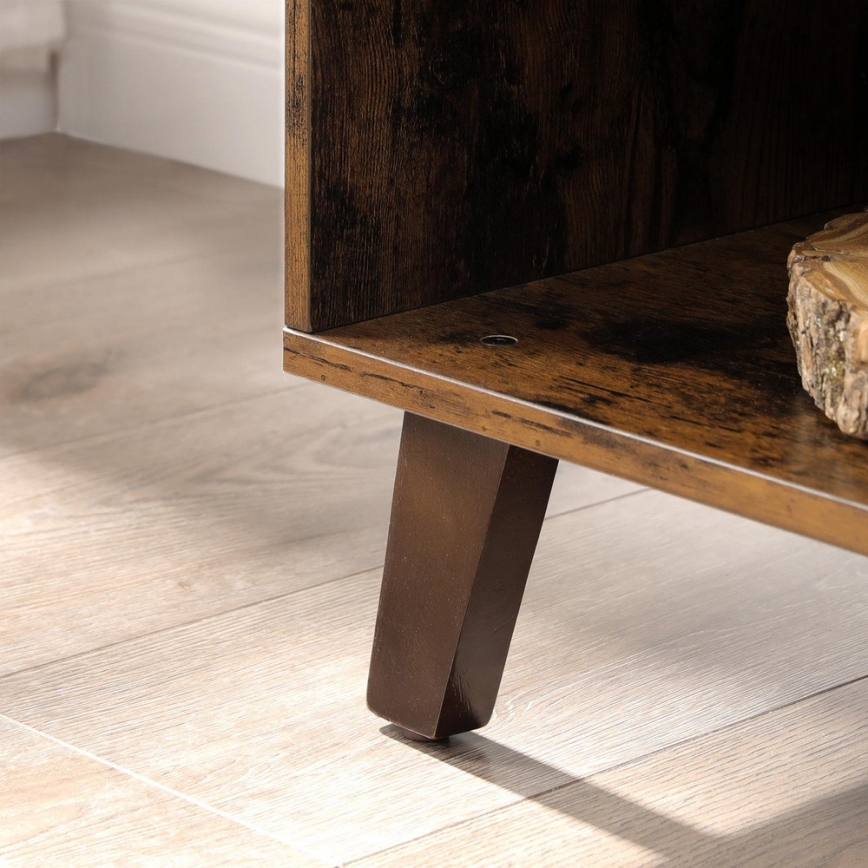 Televizoriaus staliukas BASTOR ruda/juoda