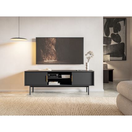 Televizoriaus staliukas ELI juodas