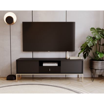 Televizoriaus staliukas SUE juodas