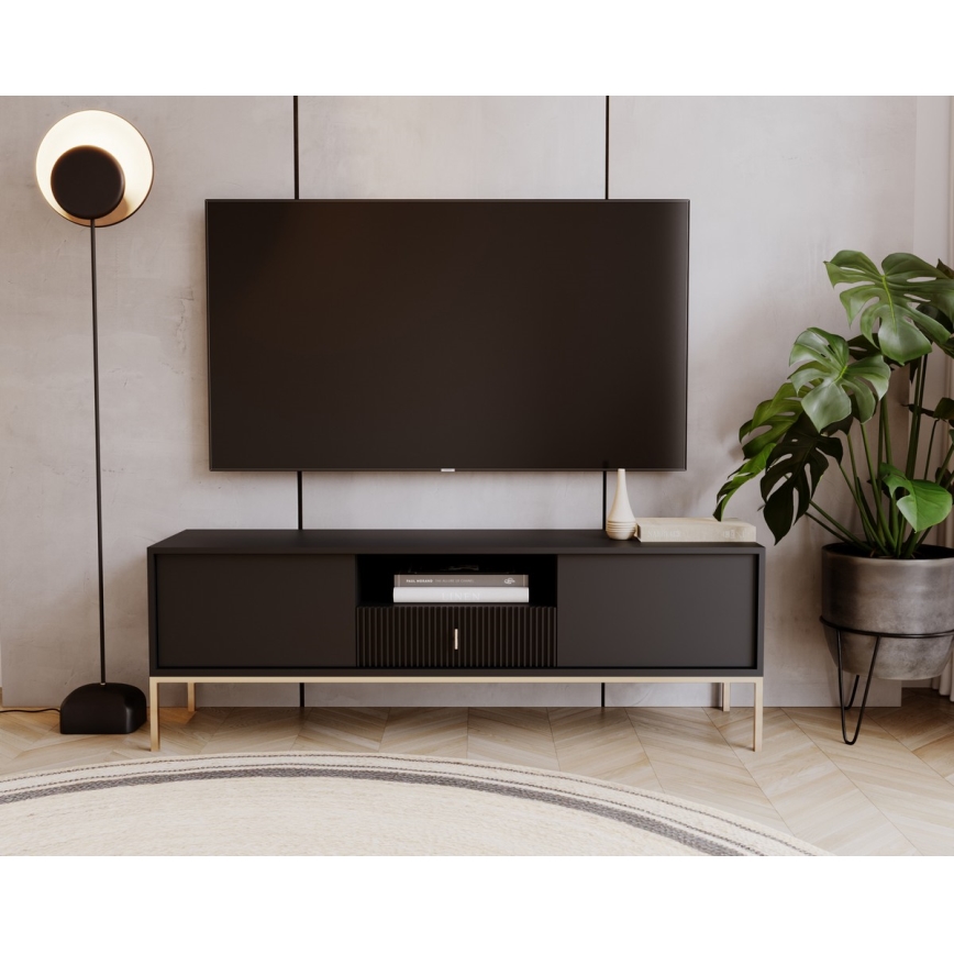 Televizoriaus staliukas SUE juodas