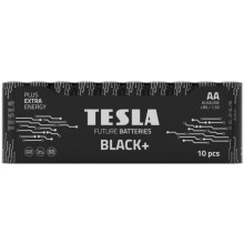Tesla Batteries - 10 vnt. Šarminė baterija AA BLACK+ 1,5V