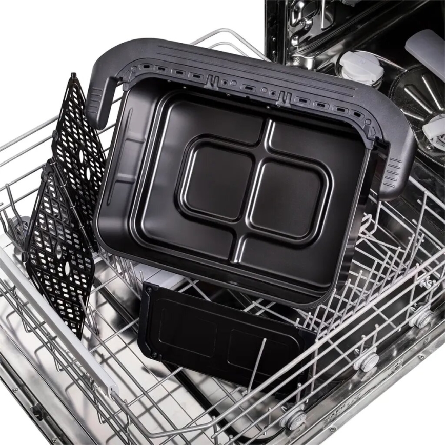 TESLA Electronics AirCook - Daugiafunkcinė dviguba skaitmeninė karšto oro gruzdintuvė 10 l 2400W/230V