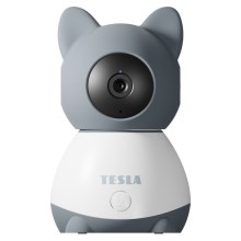 Tesla - Išmanioji kamera 360 Baby Full HD 1080p 5V Wi-Fi pilka