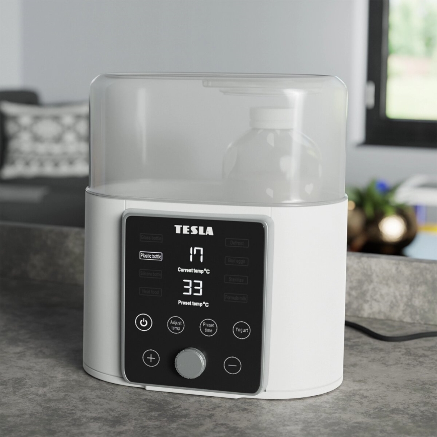 TESLA Smart - Buteliukų ir kūdikių maisto šildytuvas ir sterilizatorius 200W/230V