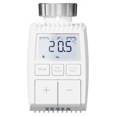 TESLA Smart - Išmani termostatinė galvutė 2xAA ZigBee