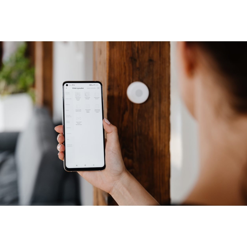 TESLA Smart - Išmanusis mygtukas 1xCR2032 Zigbee