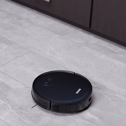 TESLA Smart - Išmanusis robotas dulkių siurblys 2in1 2000 mAh Wi-Fi juoda + nuotolinio valdymo pultas