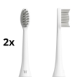 TESLA Smart - KOMPLEKTAS 2x Sonic dantų šepetėlio pakaitinė galvutė TS200 balta