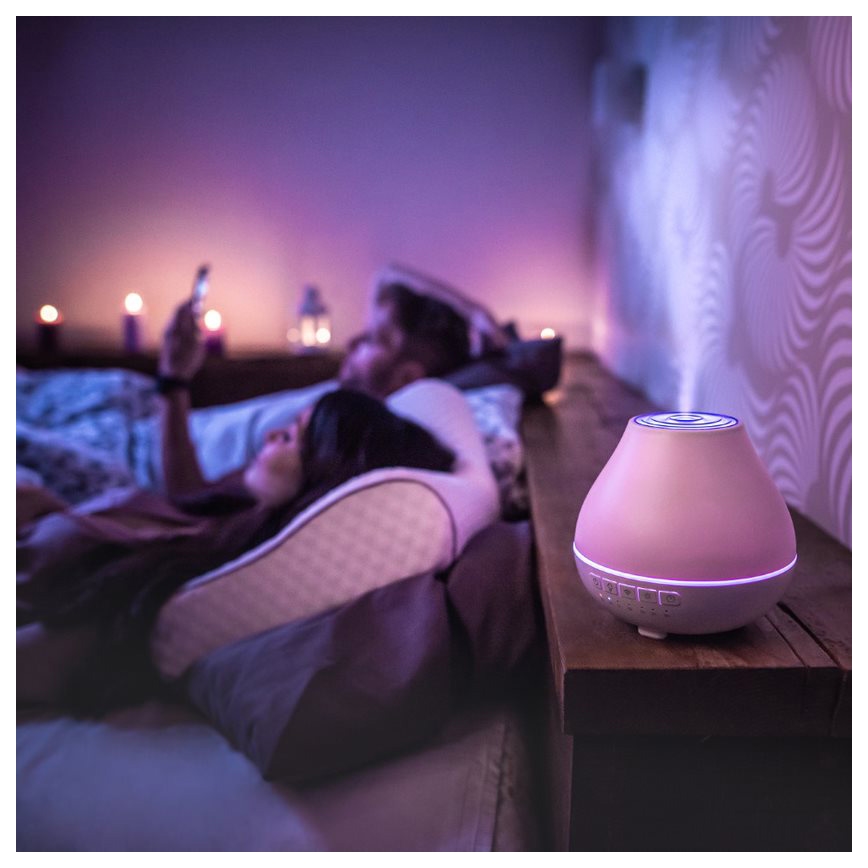 TESLA Smart - LED Išmanus aromatų difuzorius su foniniu apšvietimu LED/10W/24V Wi-Fi