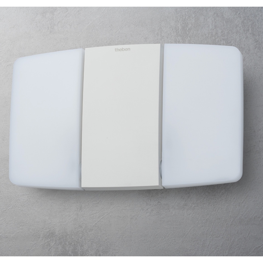 theben - LED sieninis prožektorius 2xLED/10W/230V baltas IP55