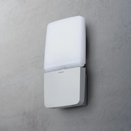 theben - LED sieninis prožektorius LED/11W/230V sidabrinis IP55