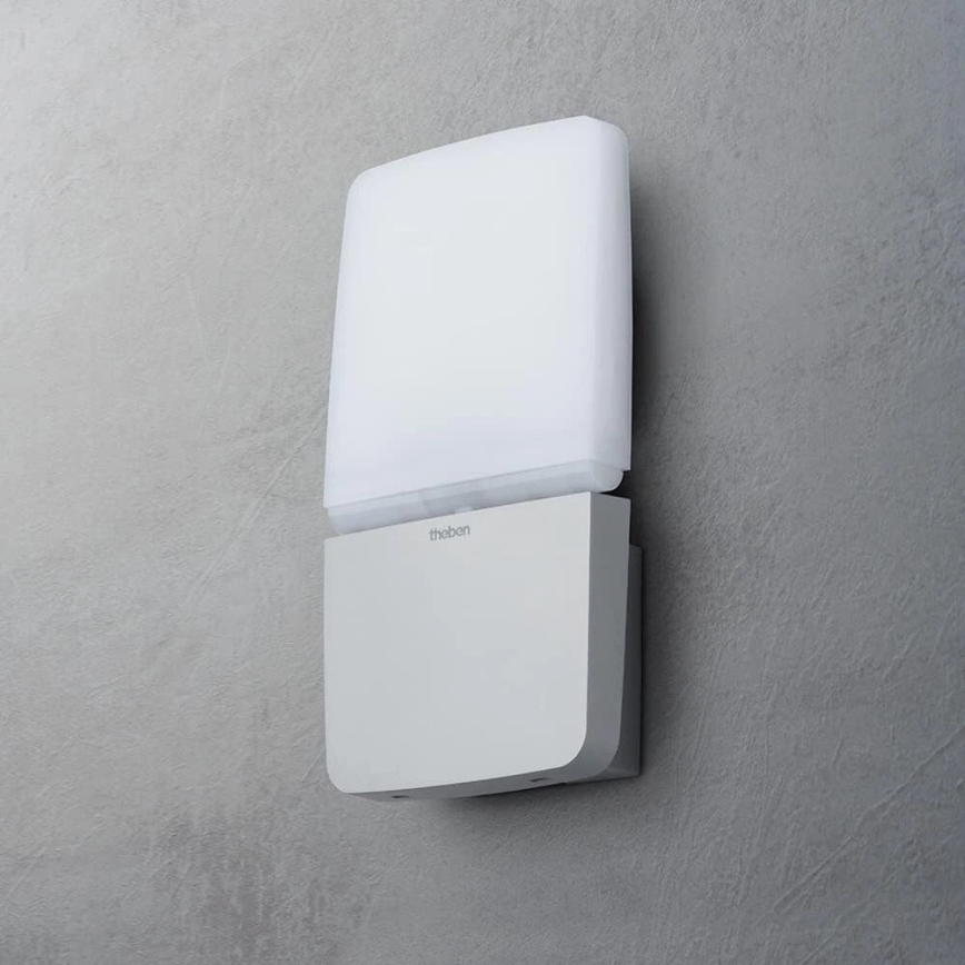 theben - LED sieninis prožektorius LED/11W/230V sidabrinis IP55