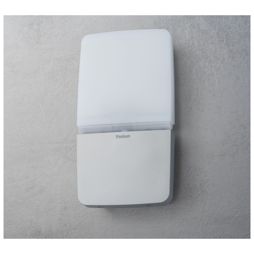 theben - LED sieninis prožektorius LED/11W/230V sidabrinis IP55