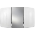 theben - LED sieninis reflektorius 2xLED/10W/230V sidabrinis IP55