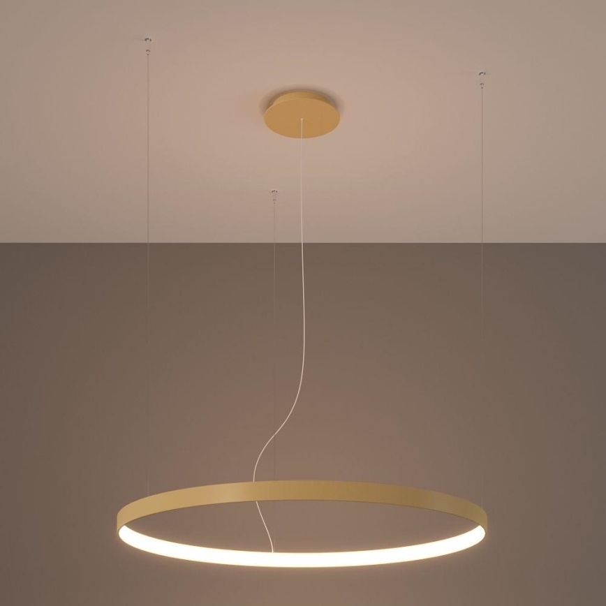 Thoro TH.174 - LED Pakabinamas sietynas RIO LED/50W/230V CRI 90 3000K diametras 78 cm auksas