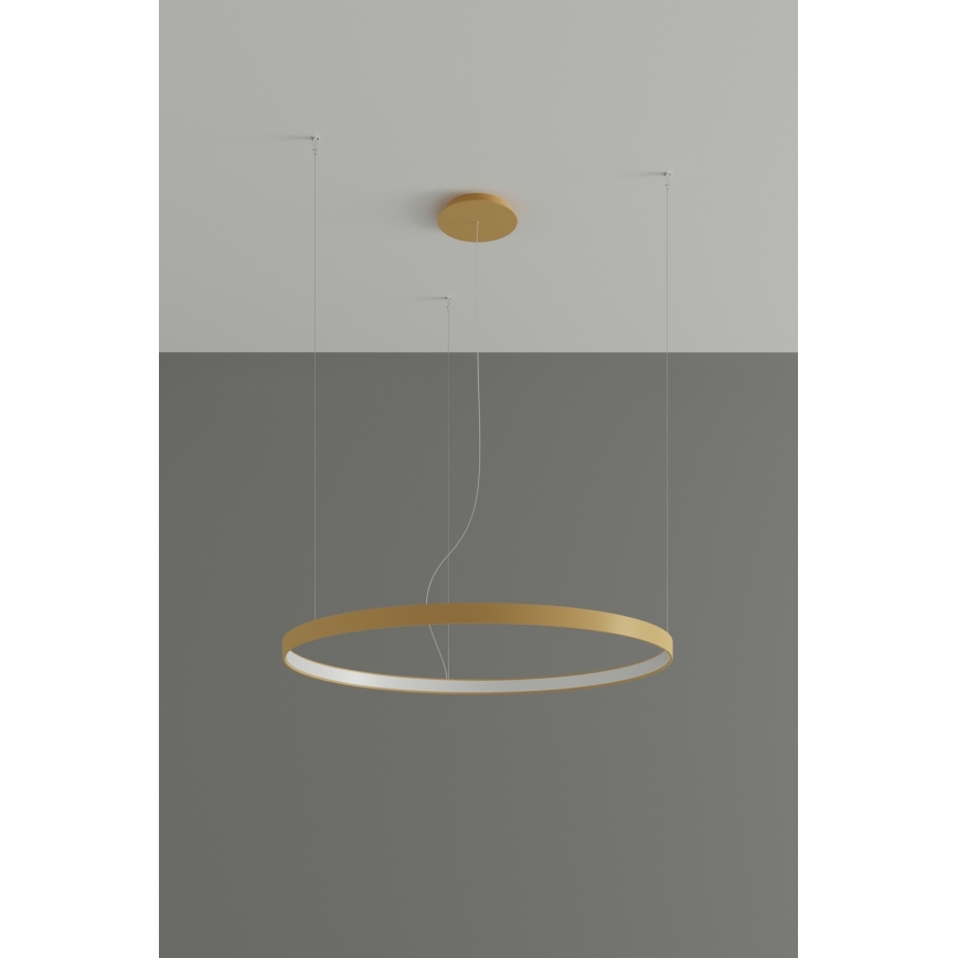 Thoro TH.181 - LED  Pakabinamas sietynas RIO LED /50W/230V CRI 95 4000K diametras 78 cm auksas