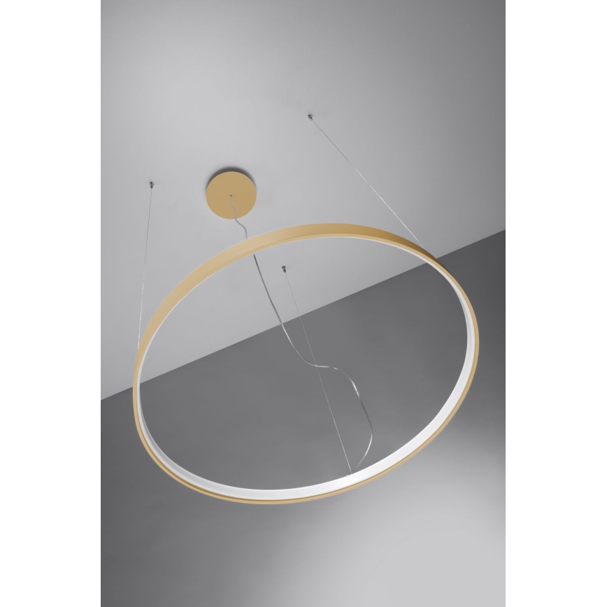Thoro TH.181 - LED  Pakabinamas sietynas RIO LED /50W/230V CRI 95 4000K diametras 78 cm auksas