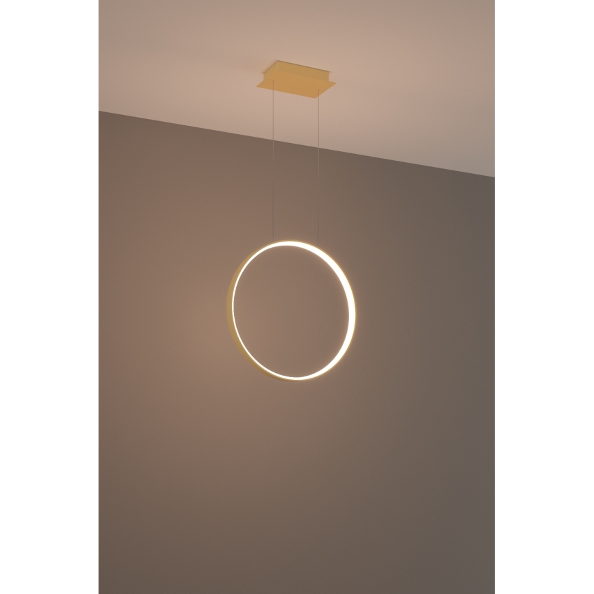 Thoro TH.220 - LED Pakabinamas sietynas RIO LED/30W/230V CRI 90 3000K diametras 55 cm auksas