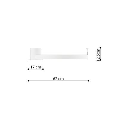 Thoro TH.222 - LED lubinis šviestuvas RIO LED/30W/230V CRI 90 3000K diametras 55 cm auksas