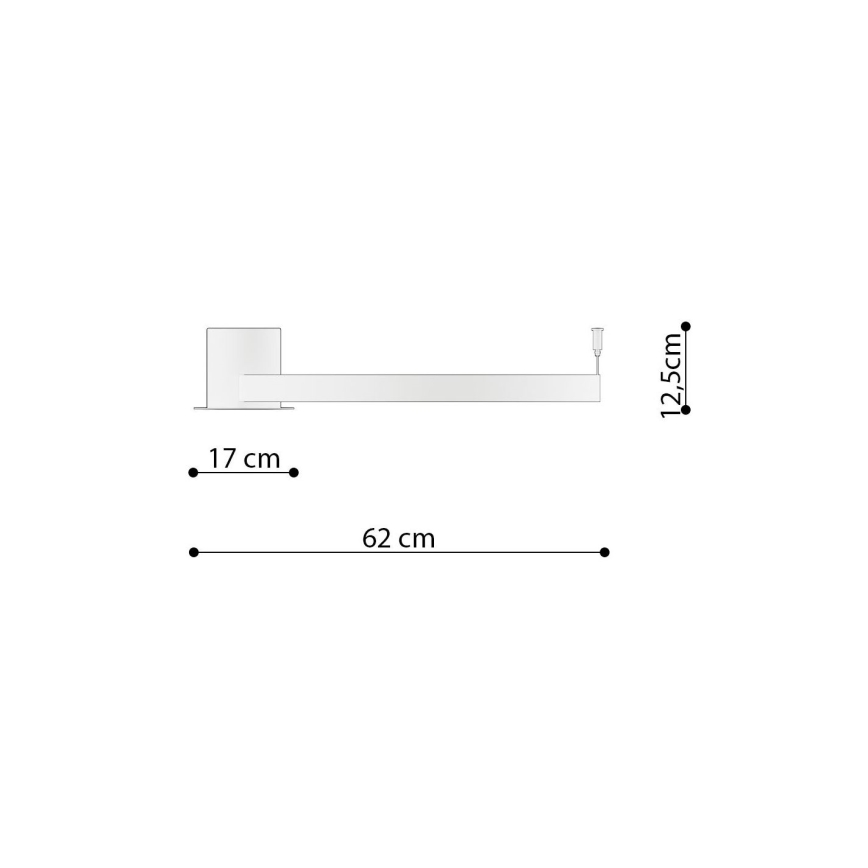 Thoro TH.222 - LED lubinis šviestuvas RIO LED/30W/230V CRI 90 3000K diametras 55 cm auksas