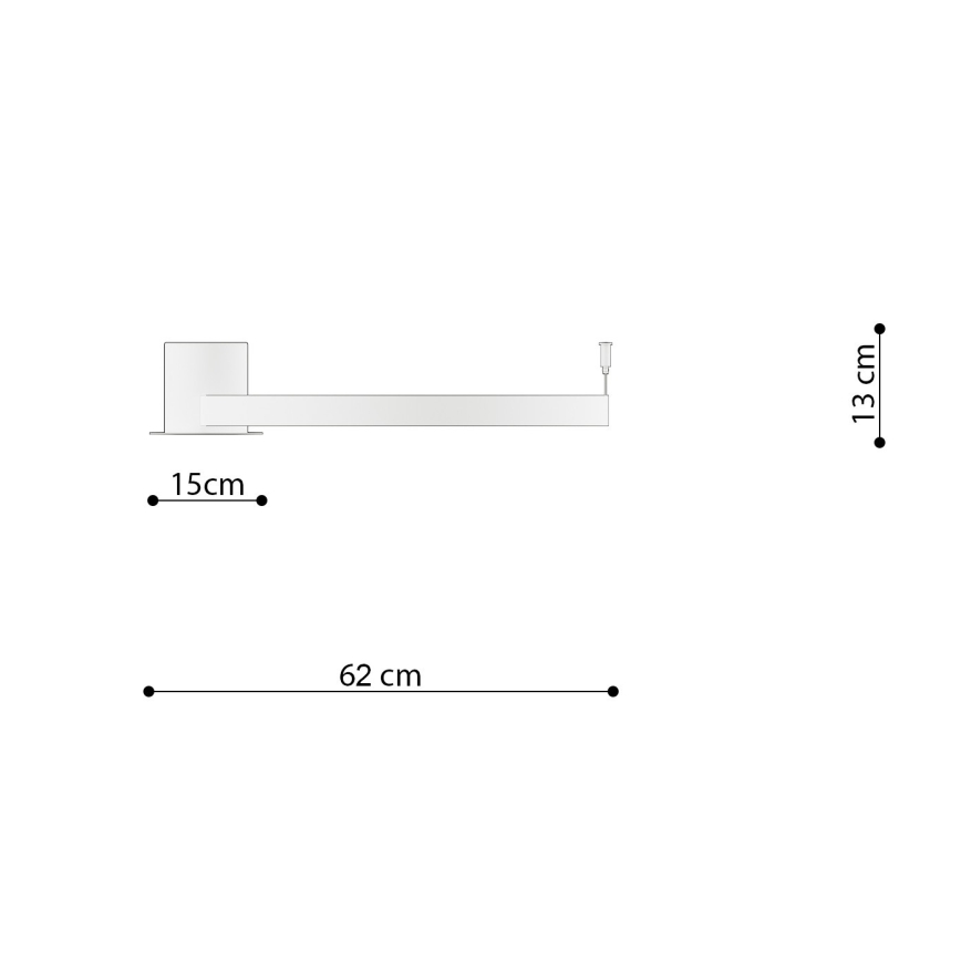 Thoro TH.223 - LED lubinis šviestuvas RIO LED/30W/230V CRI 98 4000K skersmuo 55 cm auksinis