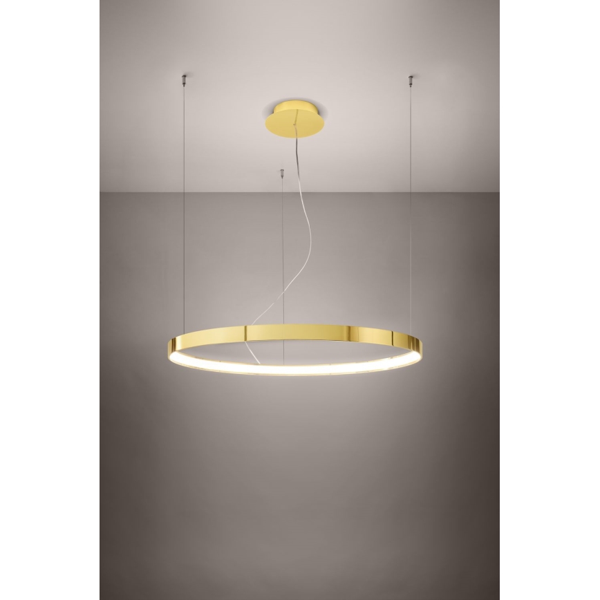 Thoro TH.246 - LED Pakabinamas sietynas RIO LED/50W/230V CRI 90 3000K diametras 78 cm auksas