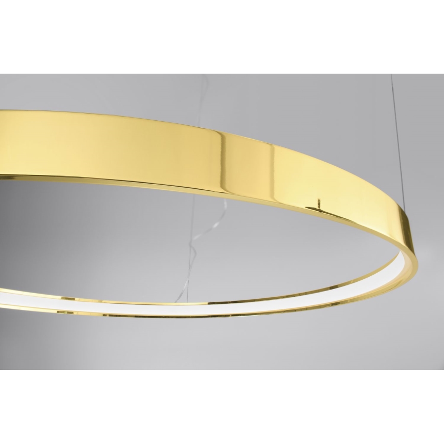 Thoro TH.246 - LED Pakabinamas sietynas RIO LED/50W/230V CRI 90 3000K diametras 78 cm auksas