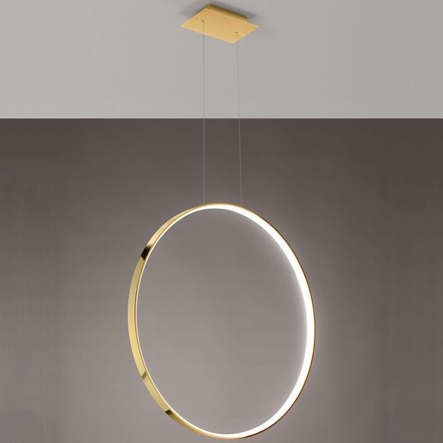 Thoro TH.248 - LED Pakabinamas sietynas RIO LED/50W/230V CRI 90 3000K diametras 78 cm auksas